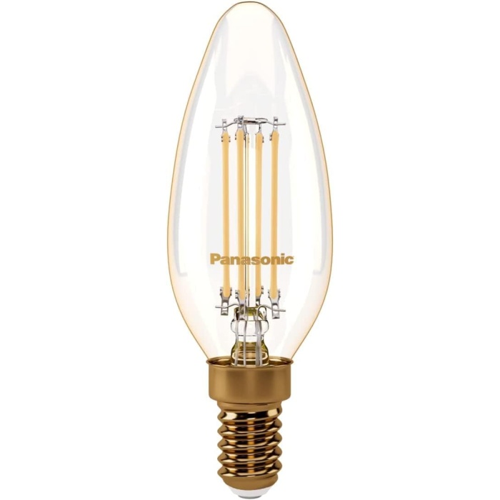 E14 Led Filament La, Sıcak Sarı Işık (2000K), 4W, 360 Lümen