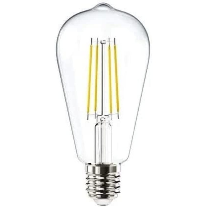 E27 Led Filament La, Sarı Işık (2700K), 4W, 470 Lümen, , St64