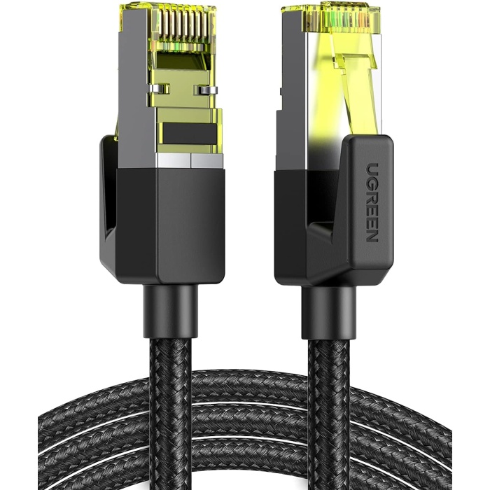 Cat7 Ethernet Kablosu Naylon 10Gbps 600Mhz Yönlendirici, Ps5, Ps4, Xbox One, Switch, Tv Vb. İle Uyumludur (20M)