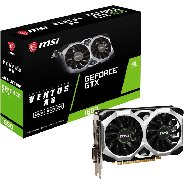 Msi Geforce Gtx 1650 D6 Ventus Xs Ocv1 Grafik Kartı 4Gb Gddr5 128Bit 7680X4320 Piksel Pci Express X16 3.0