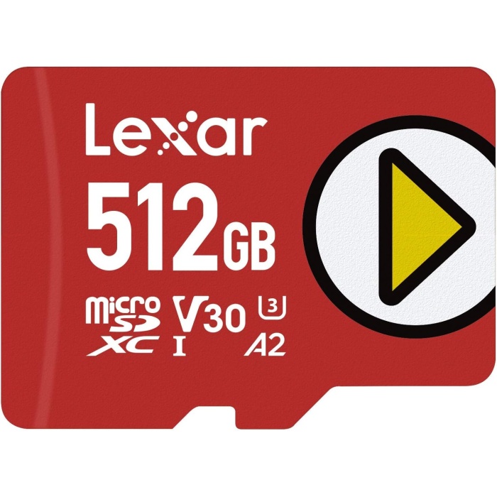 Lexar Play Micro SD Kart 512 GB, microSDXC UHS-I Kartı, 150 MB/sye kadar Okuma Hızı, Hafıza Kartı Micro SD, TF Kartı Nintendo Switch, Cep Telefonu ve Tabletler ile Uyumlu (LMSPLAY512G-BNNAG)