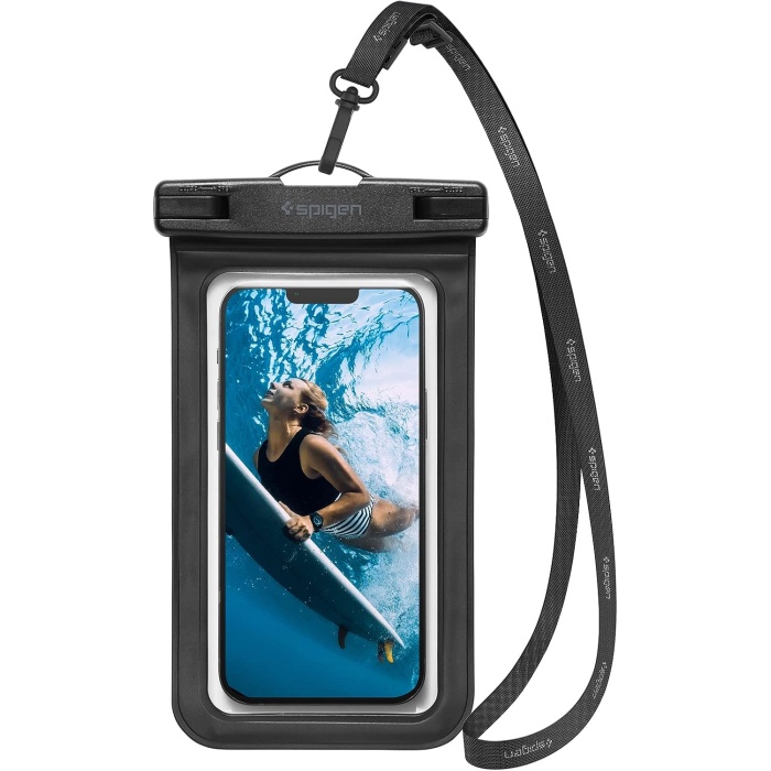 Aqua Shield WaterProof Universal (Tüm Cihazlarla Uyumlu) IPX8 Sertifikalı Su Geçirmez Kılıf Black - AMP04525