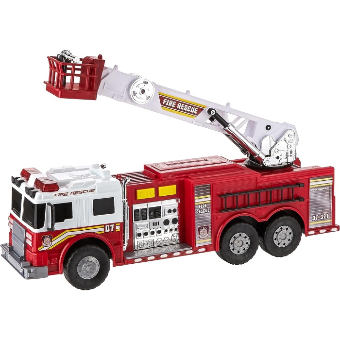 , 203719008, Yangın Müdahale Aracı, İiye, Uzatılabilen Merdiven, Sesli, Işıklı, 57cm, Fire Truck