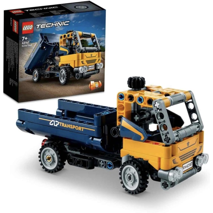 Technic Damperli Kamyon 42147 - İnşaat Oyuncaklarını Seven 7 Yaş ve Üzeri Çocuklar için Oyuncak Yapım Seti (177 Parça)