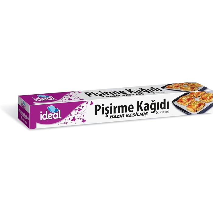 İDEAL Pişirme Kağıdı Hazır Kesilmiş 8 Adet