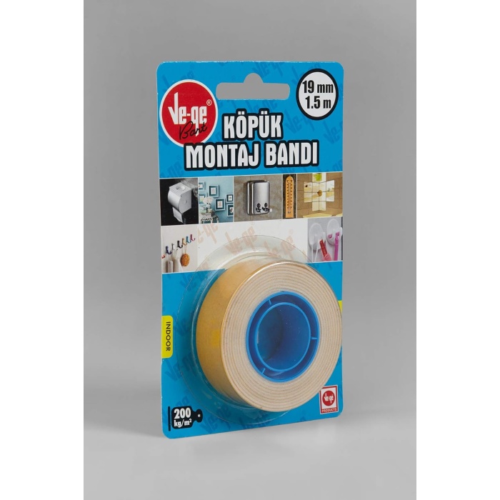 BH5000190015-1HT Köpük Montaj Bandı-1 (İç), 19 mm x 1.5m