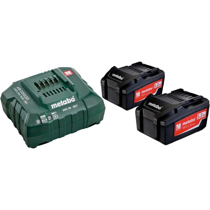 Metabo Basic-Set 2 x 5.2 Ah, 685051000