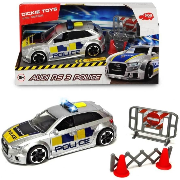 , 203716018, Mercedes-AMG Polis Arabası, Işık ve Ses Efektli, Oyuncak Polis Arabası, 1:16, Mercedes-AMG Police Car