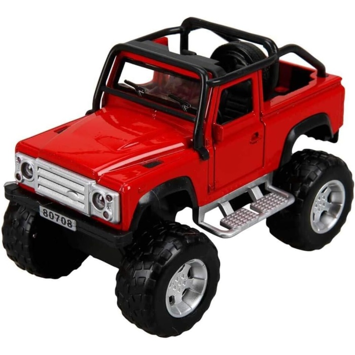 Sesli ve Işıklı Safari Jeep 13 cm, Çok Renkli