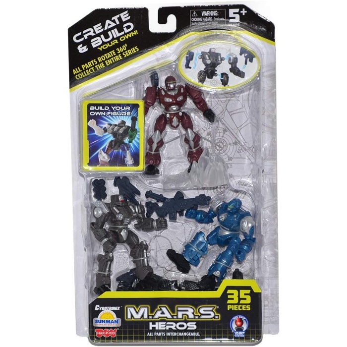 S00040930 k-Figür Set M.A.R.S.Heros 3Lü 35Prç.3A.