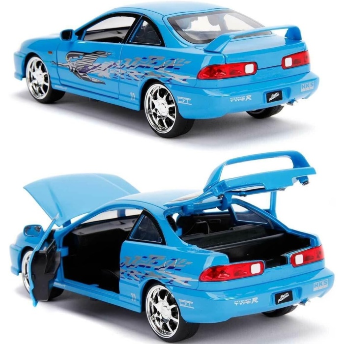 , 253203053, Hızlı ve Öfkeli/Fast & Furious Mias Acara Integra 1:24 Ölçek Araç, Die-Cast (Metal), Açılabilen Parçalar