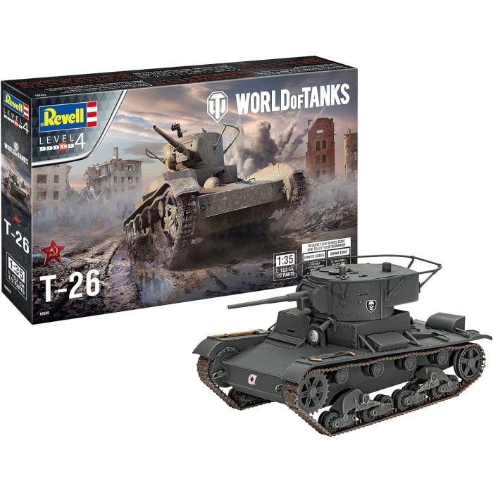 World of Tanks T-26 Model Kit Askeri Araç