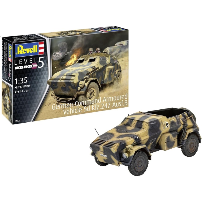 German  Zırhlı Araç Sd.Kfz.247 Ausf.B Model Kit Askeri Araç