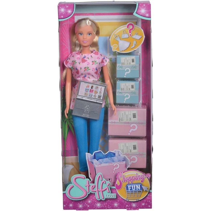 , 105733403, Steffi Love Bebek Alışveriş Keyfi Oyun Seti, Alışveriş Eğlencesi, ,29 cm, Shopping Fun