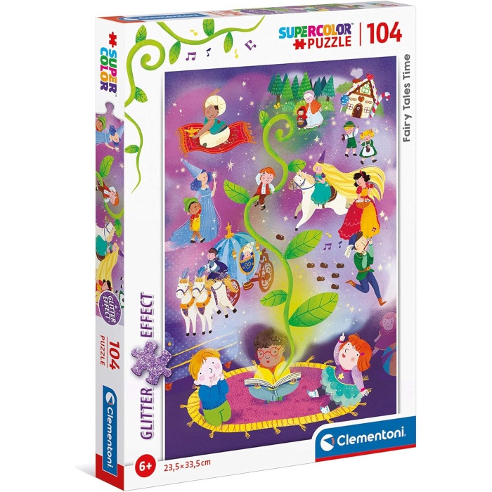 - 104 Parça Glitter Puzzle -  Tales Time