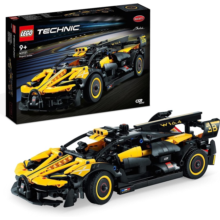 Technic Bugatti Bolide 42151-9 Yaş ve Üzeri Çocuklar için Oyuncak Yapım Seti (905 Parça)