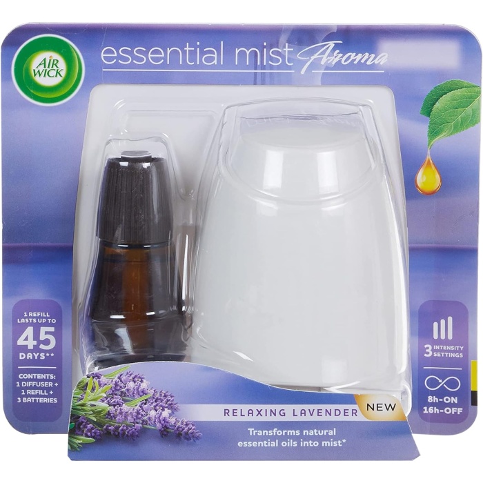 Essential Mist Lavanta Esintisi Otomatik Hava Temizleyici