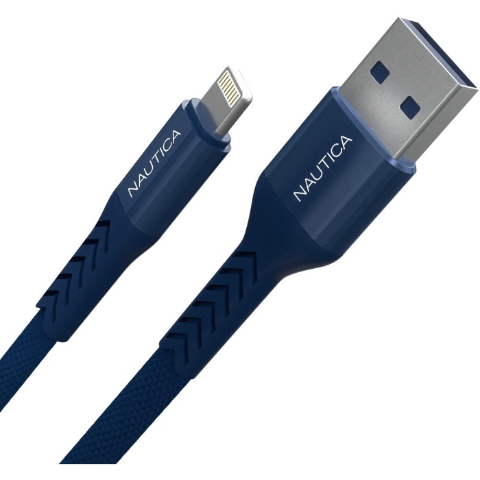 C40 Lightning to USB-A 12W Hızlı Şarj ve Data Kablosu 2.1M Navy