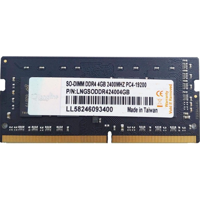 LNGDDR42400NB/4GB 4GB DDR4 2400MHz book Bellek CL17 PC4-19200 SO-DIMM