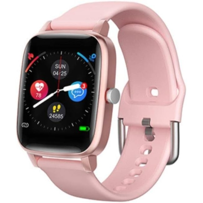 Ever Watch EW-511 Android/IOS Smart Watch Vücut Isı Göstergeli Pembe Akıllı Saat