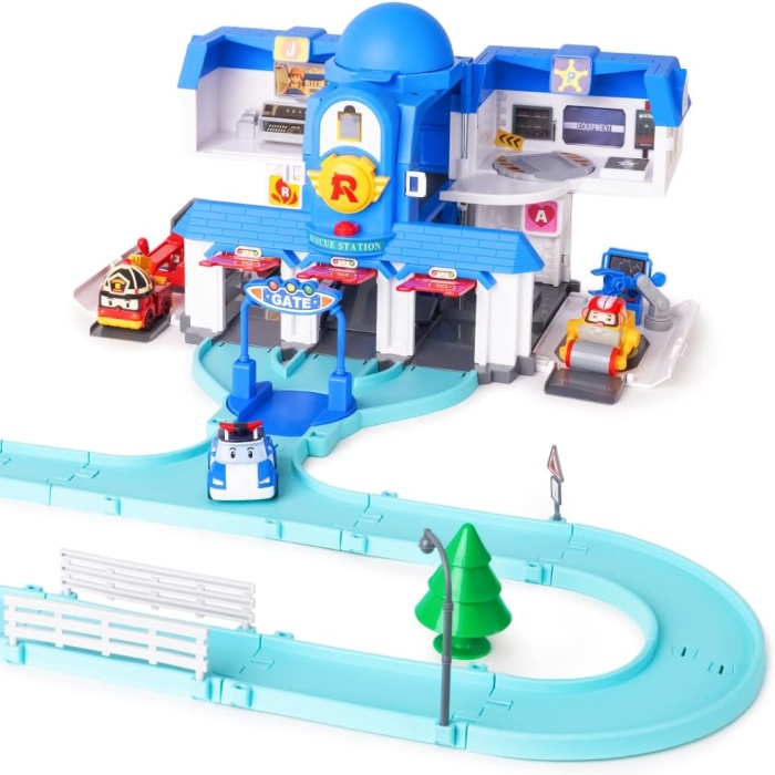 Robocar Poli POLI/83304 Ana Merkez Transformers Oyun Seti