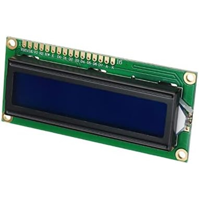 2x16 LCD Ekran - Mavi Üzerine Beyaz