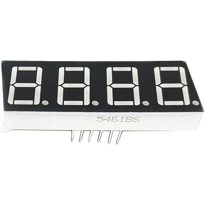 14Mm 4Lü Ortak Anot Display - Kırmızı