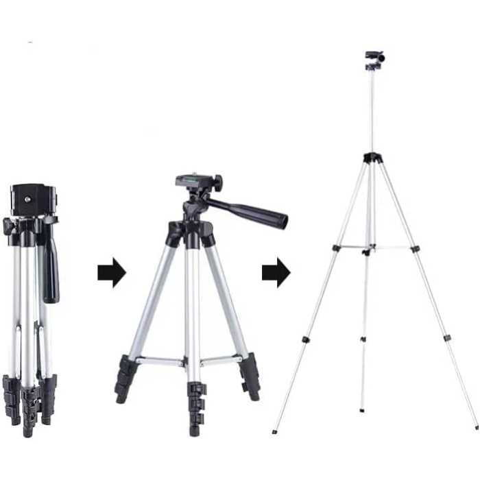 102 cm Tripod Profesyonel Fotoğraf Makinesi Telefon Tutuculu Aparatlı Tripot