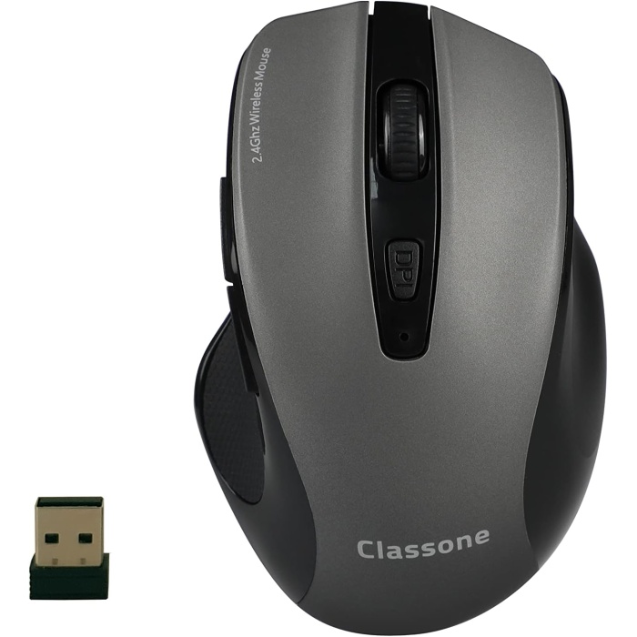 WL600 Serisi Kablosuz Mouse, Siyah/Gri