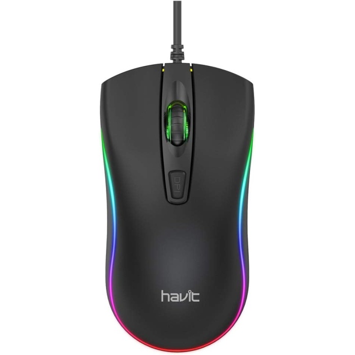 MS72 Siyah Kablolu RGB Mouse