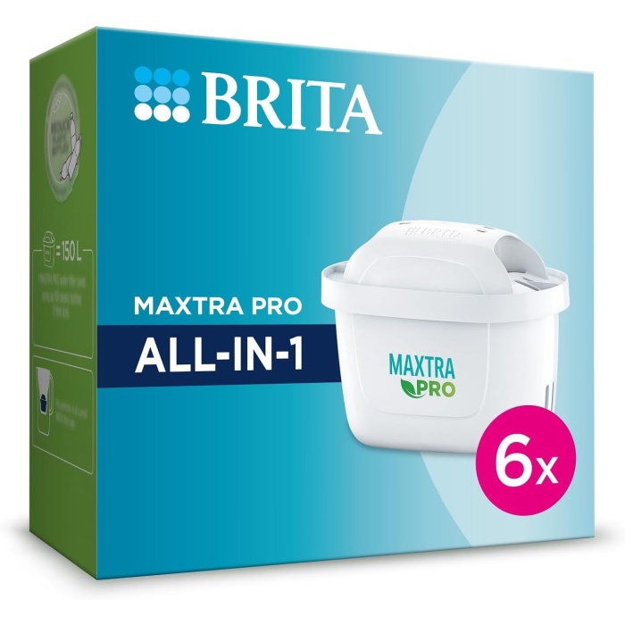 MAXTRA PRO ALL-IN-1 Yedek Su Arıtma Filtresi, 6’lı