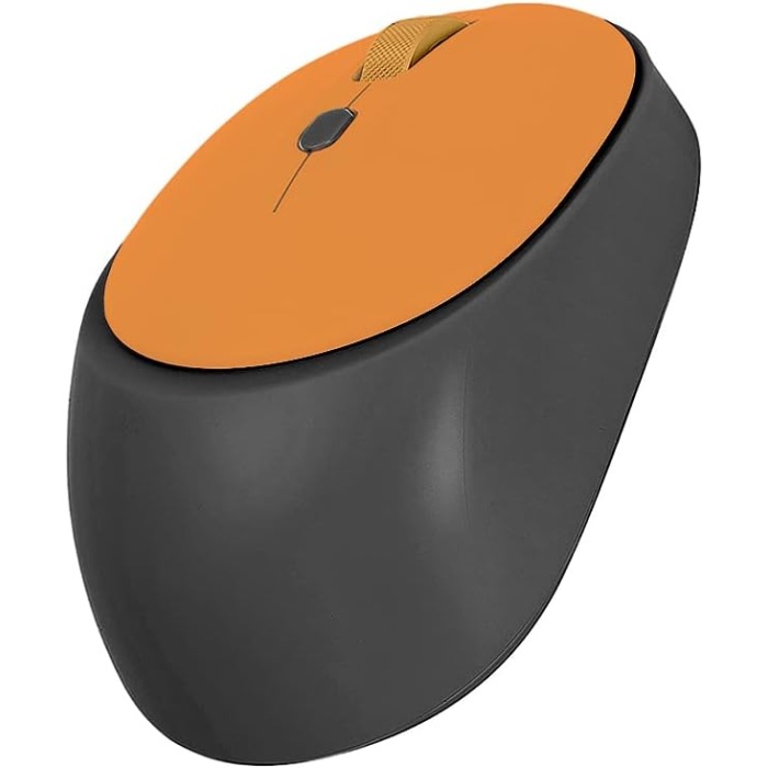 M231 V5.0 Bluetooth & Wireless 2,4ghz Sessiz Kablosuz Mouse Siyah-Turuncu Pc Laptop Tv Mac Uyumlu