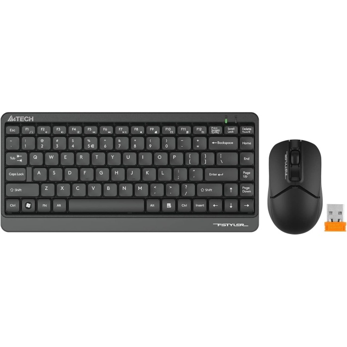 FG1112 Fstyler Kablosuz Q Türkçe FN-Multimedya Mini Klavye + 1200Dpi Nano Optik Mouse Siyah SET