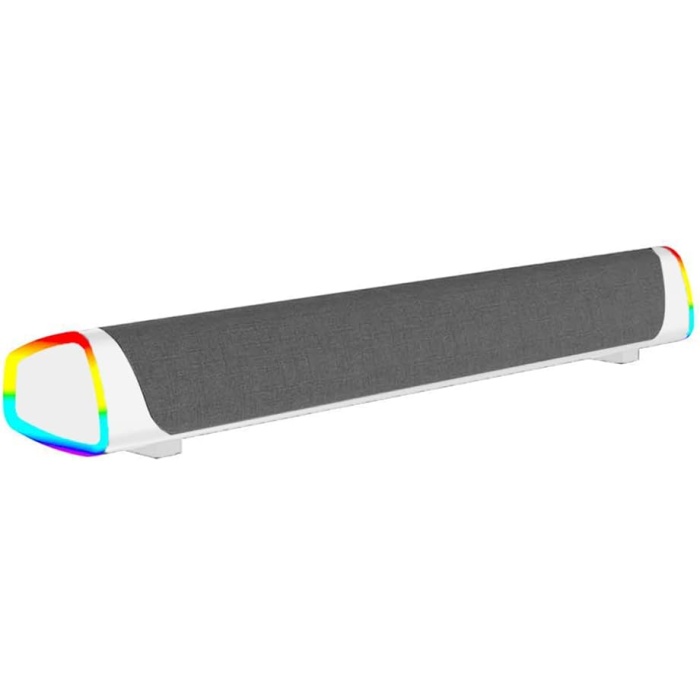 DS101 Rgb Işıklı Masaüstü Soundbar Beyaz