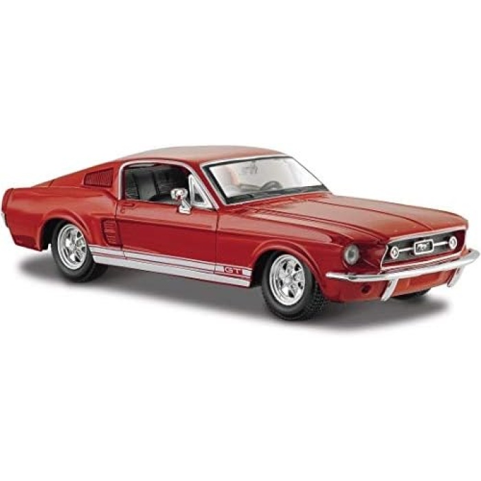 31260 Model Araba, – model 1: 24 Ford Mustang GT 67, Kırmızı