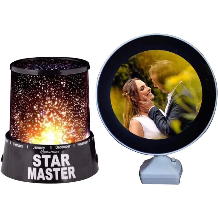 2li Set Klasik Star Master Gece Lambası + Sihirli Magic Ayna