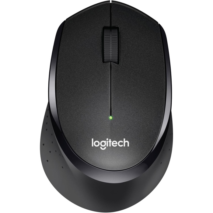 M330 Sessiz Kablosuz Mouse, PC, Mac, Dizüstü Biisayar için, USB Mini Alıcı ile 2.4GHz, 1000 DPI Optik, 18 Ay Pil Ömrü, Sağ Elle Kullanıma Uygun, Siyah