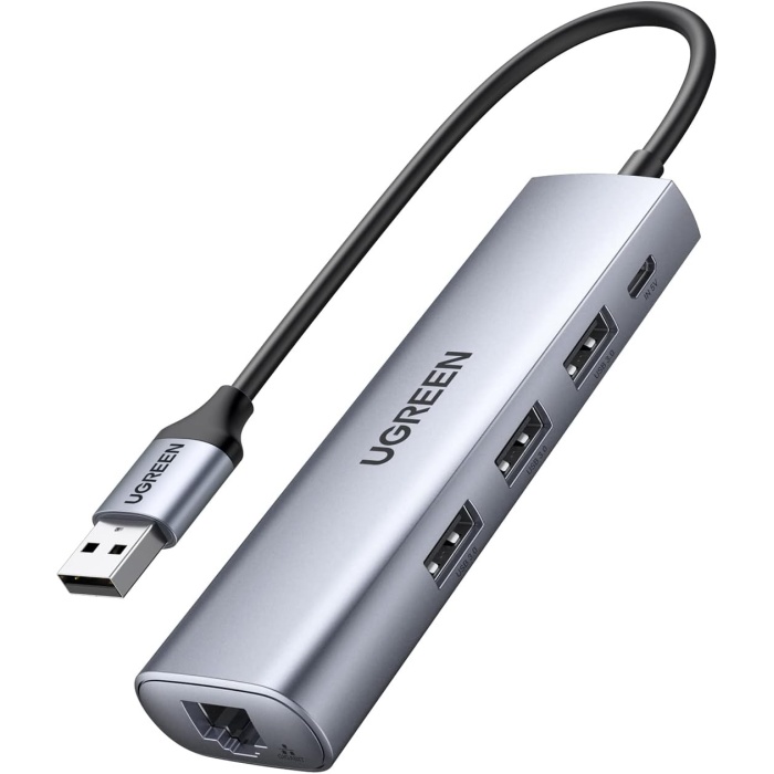 USB 3.0 to 1000Mbps RJ45 Gigabit Ethernet 3*USB 3.0 Çoklayıcı Hub Adaptör