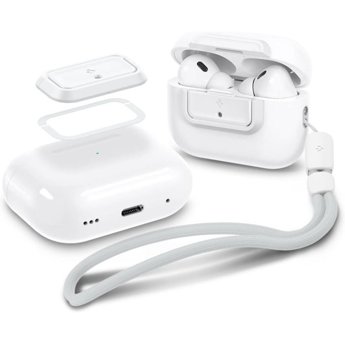 AirPods Pro / Airpods Pro 2.nesil Uyumlu Kılıf Lock Fit M White - ASD06090