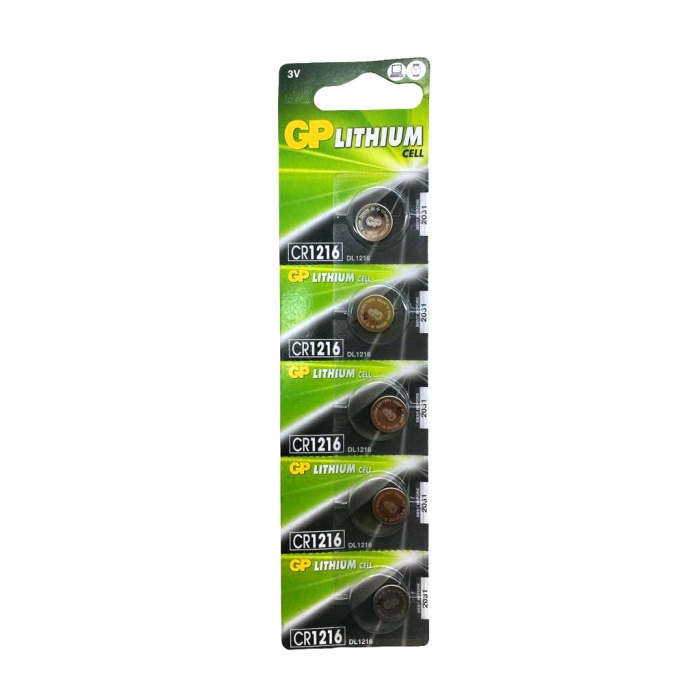 LITHIUM CELL CR1216MTP-7C5 PARA PİLİ 3V 5Lİ KART (606)