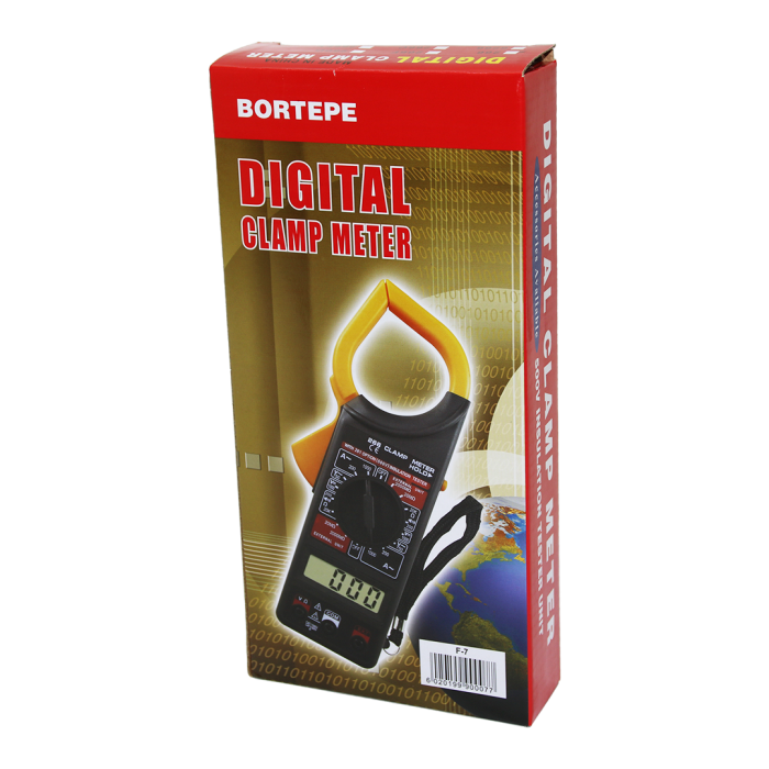 F-7 DIGITAL CLAMP METER DİJİTAL AMPER METRE - MULTİ METRE (606)