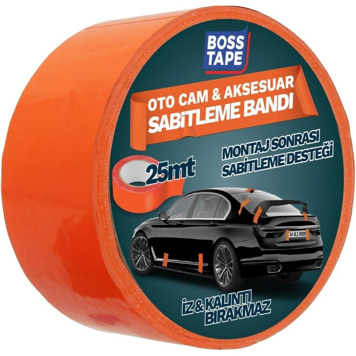 Turuncu PVC Sabitleme Bandı En:45mm Boy:25