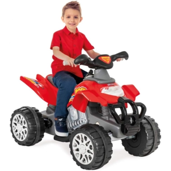 Akülü Atv, 12 Volt, Maks 35 Kg Kapasite, 102 x 62 x 73 cm, 3+ Yaş, Kırmızı