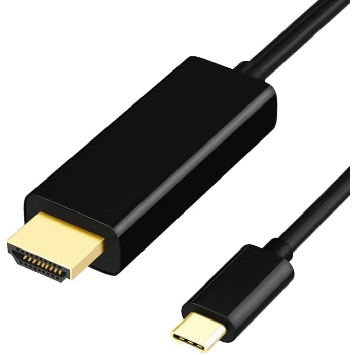 - USB-C to HDMI Cable, 4K 60Hz, HDR, HDR10, 3D, HDCP2.2