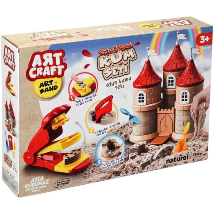 Art Craft PERİ MASALI OYUN KUM SET 750 GR