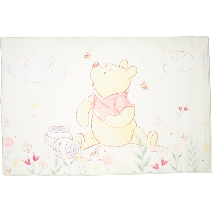 Lisanslı Polyester Winnie The Pooh Baby Halı Çok Renkli Tek Parça