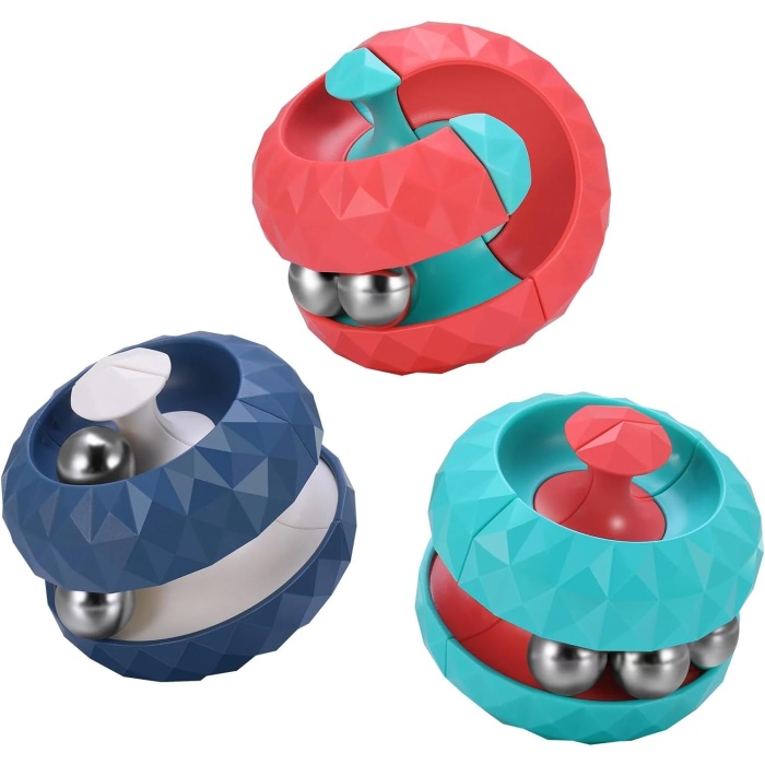 3 Pcs Spinning Toy, Orbit Ball Track Spinner