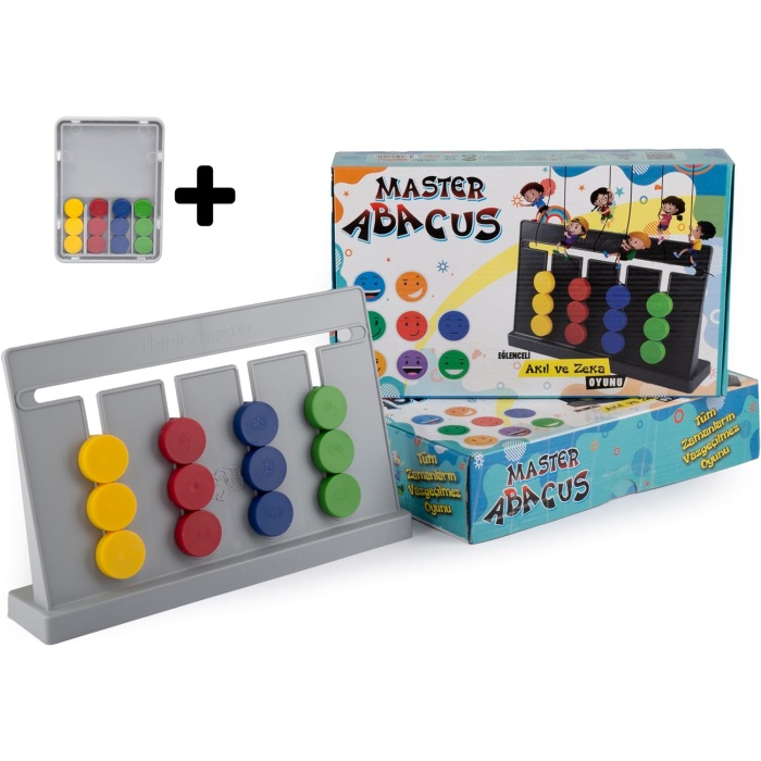 thinkmaster Master Abacus Rubik Abaküs Montessori Zeka Oyunu Renk Algoritma Oluşturuculu