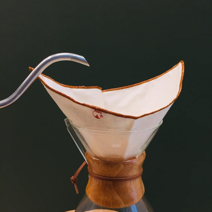 Yıkanabilir, Kumaş, Organik Chemex Kahve Filtresi Ağartılmamış%100 Ham Pamuk - Ekolojik Filtre Chemex