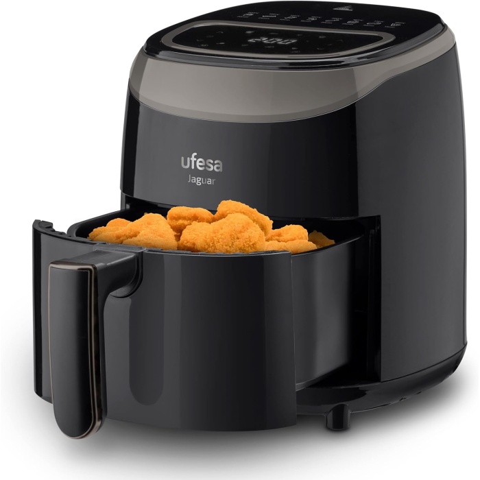 Ufesa Jaguar Airfryer, 3,5 L Kapasiteli, 1200 W, Dokunmatik Panel, Zamanlayıcı, Sıcaklık Aralığı 80-200 derece